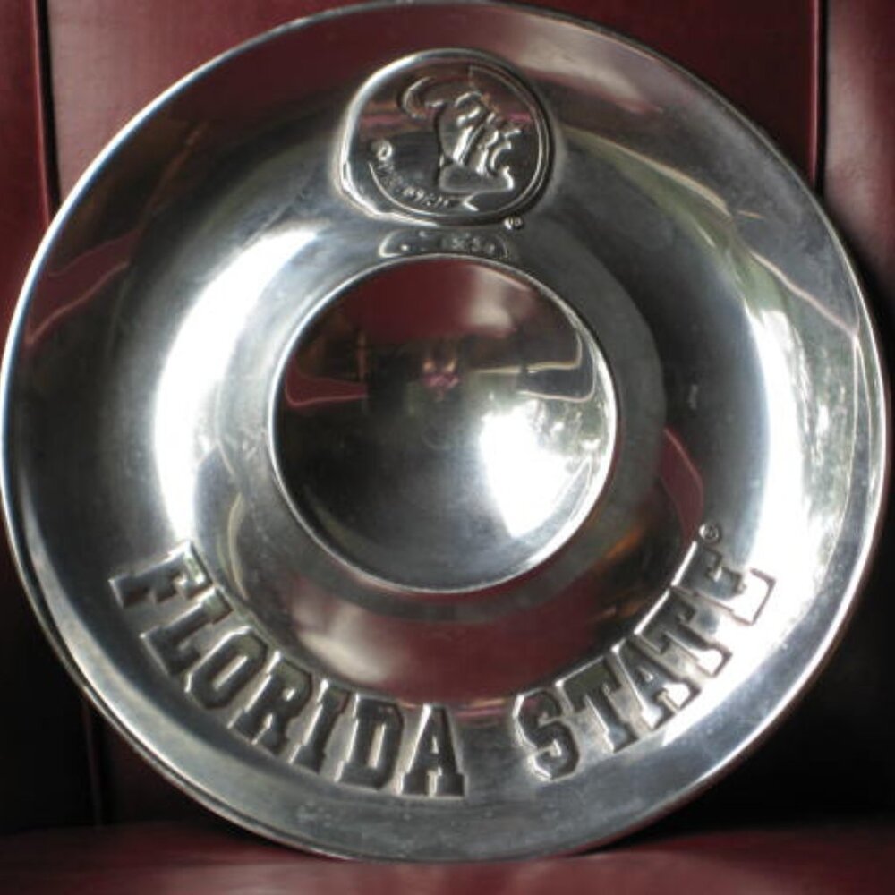 WILTON ARMETALE Florida State Seminoles FSU 13" Chip & Dip Snacks Desserts